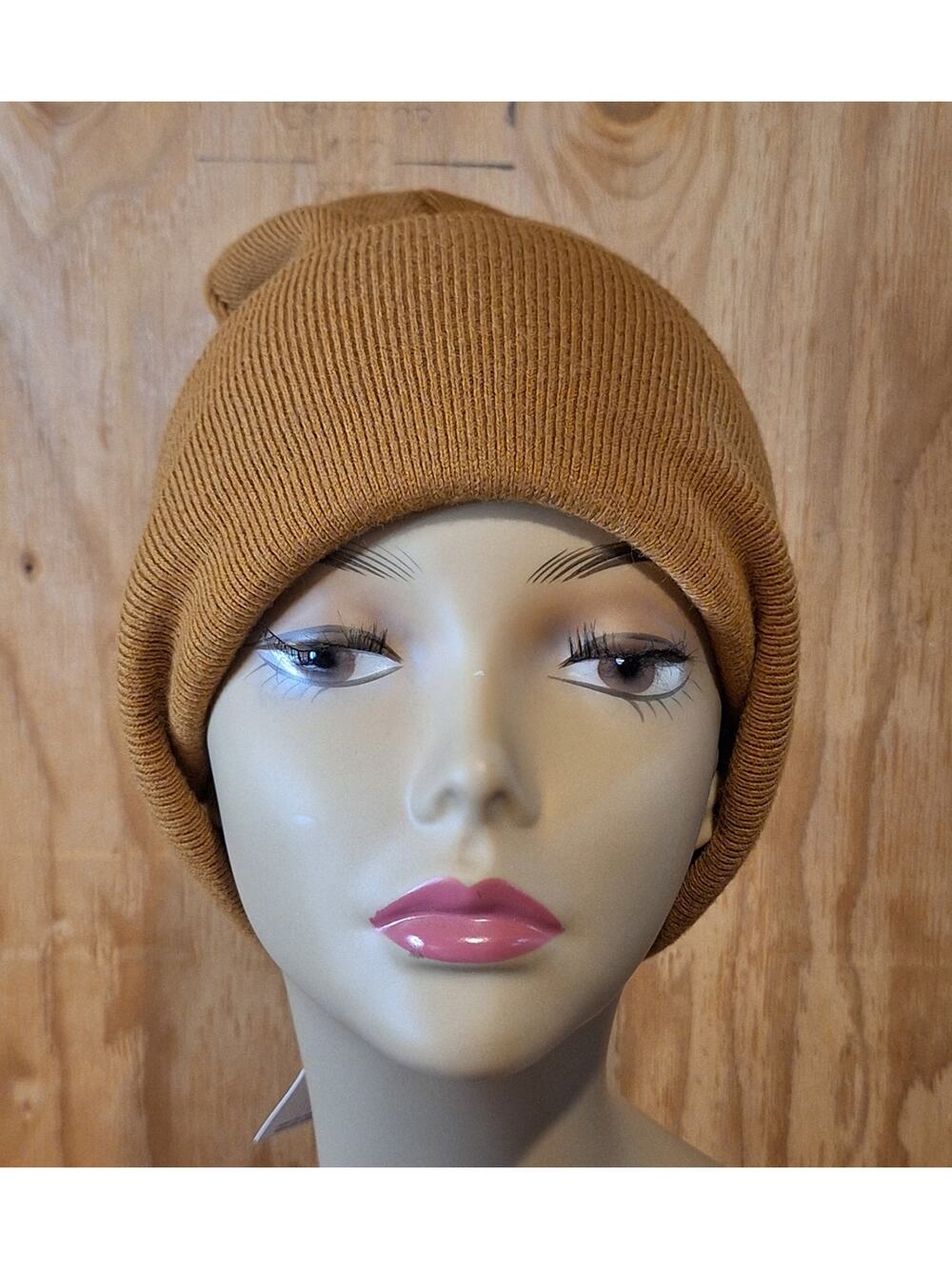 NWT Maeve Anthropologie Beanie Women OS Brown Minimalist Neutral Winter Cozycore